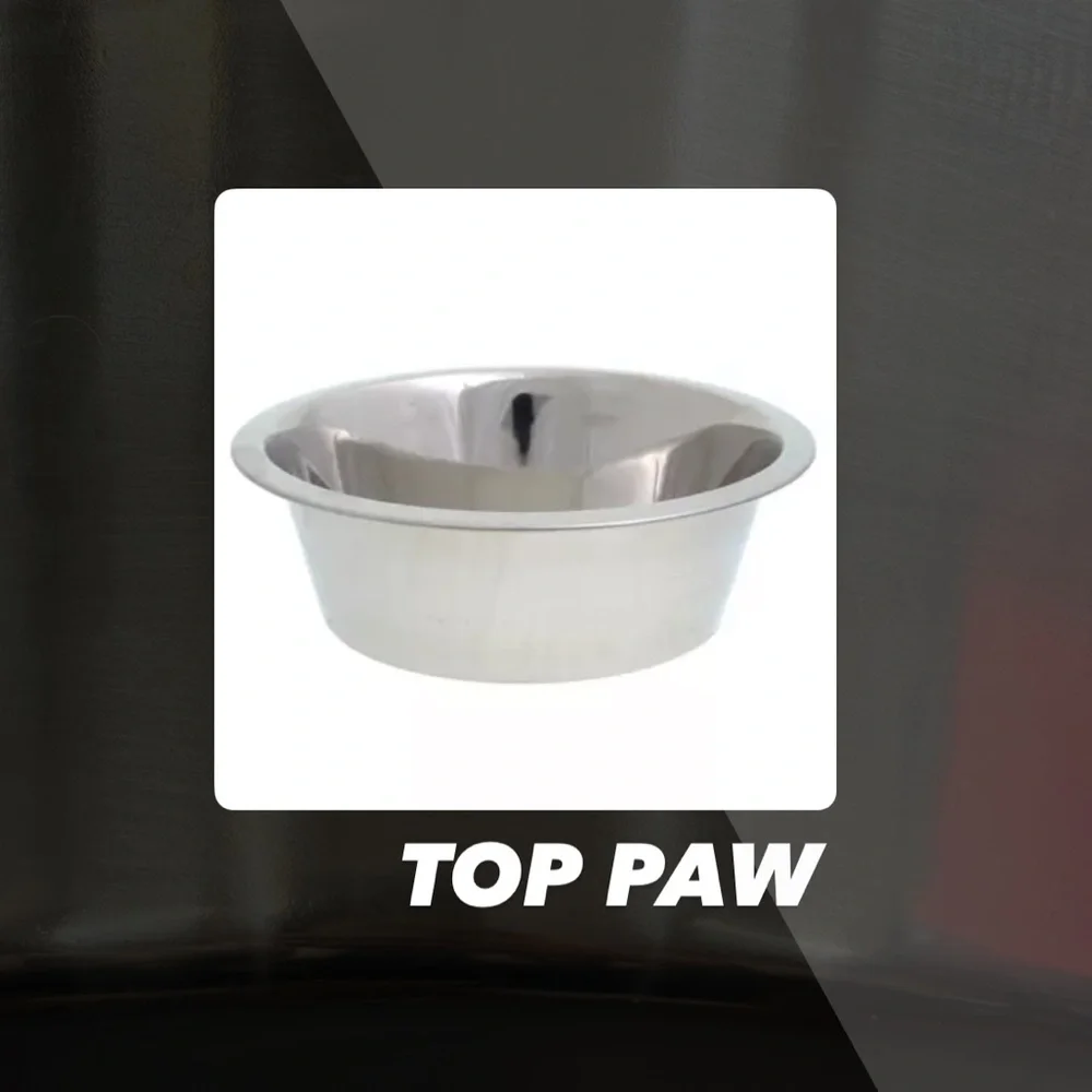 EUC Top Paw 4.31 Qt Stainless Steel Dog Bowl